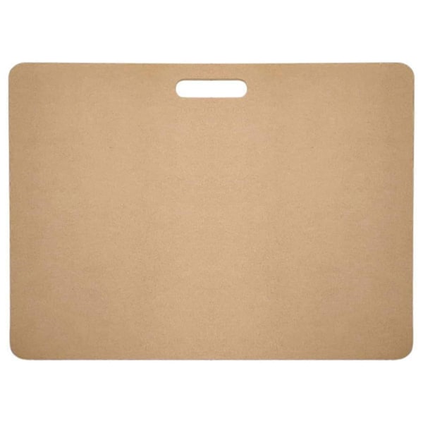 Portabel lerdrivningsbräda med inbyggt handtag - 18 x 24 tum - Lerdbräda för lerhantverk, konst, keramik, keramikverktyg