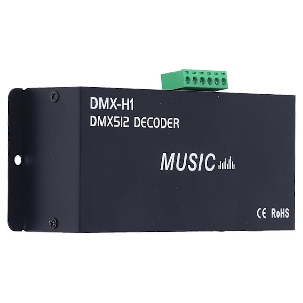 3-kanals DMX-dekoder Justerbar RGB-dæmpning LED-dekodercontroller til barer hoteller Sober Bar8A