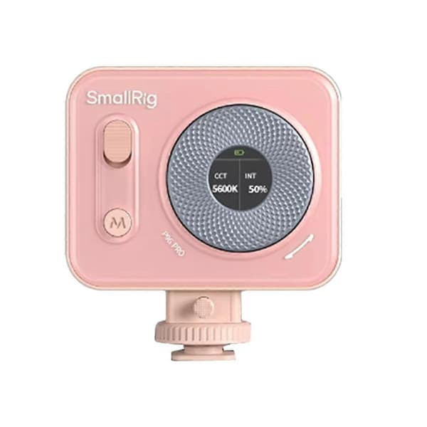P96 Pro Mini LED Videolys, 2500-6500K Justerbar, CRI95+ for Kameraer, B
