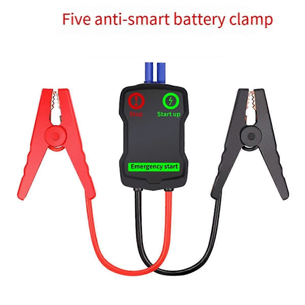 Bil Startkabel Booster Klämma Nödbatteri Intelligent Alligatorklämmor Röd-Svarta Klämmor för 12V JumpStarter
