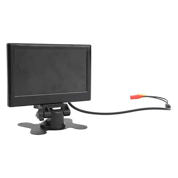 7-tums bilbackmonitor 12 till 24V 170 graders vidvinkel färg LCD HD tvåvägs videoingång för lastbil släpvagn skåpbil fordon 4LED-ljuskamera