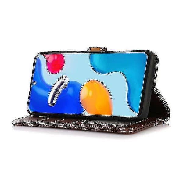 Til Xiaomi Poco X3 Nfc / Poco X3 Pro Litchi Tekstur Lynlås Læder Telefon Cover Brown