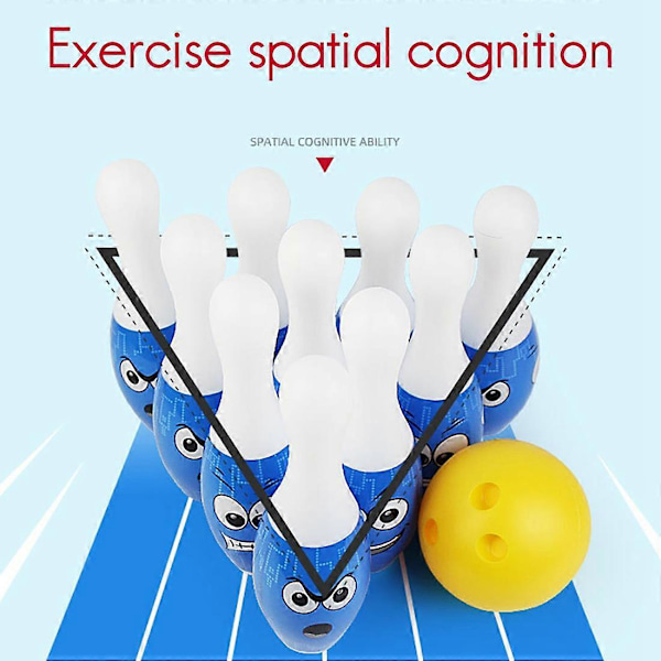 Bowlingklot Set Inomhus Utomhus Multifunktionell Pedagogisk Sportleksak Barn Bowling Spel Set Barn