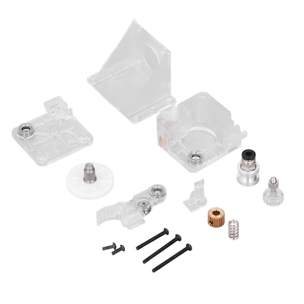 Ekstrudersett 1,75 mm Transparent Akryl Tilbehør Erstatningssett for V6 3D-skriver
