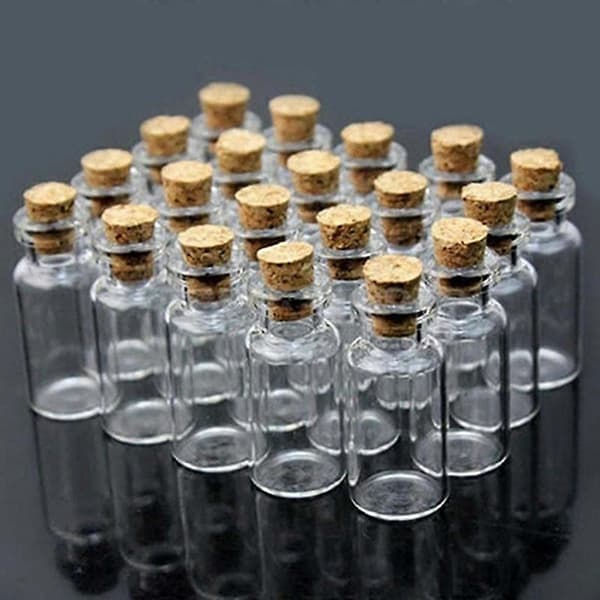 20 st 23x13mm Mini Korkhängen Hantverk Glasflaskor
