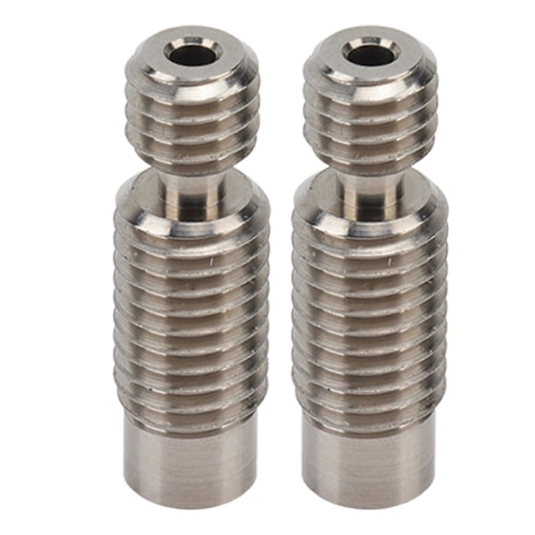 2 st Alla Metall Hotend Halsrör Hög Precision Glatt Inre Hot End Halsrör för 3D-skrivare Långdistans Gängtyp