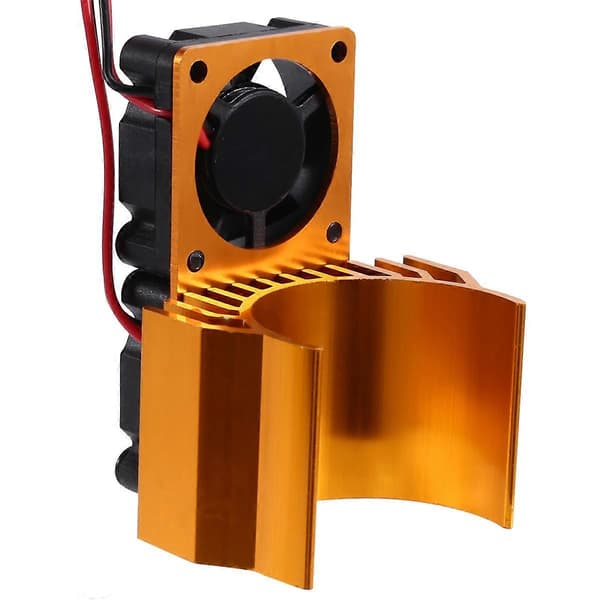 VXL-3s ESC Køleventilator og Motor Dobbelt Ventilatorsæt Kompatibelt med til Slash Stampede Guld