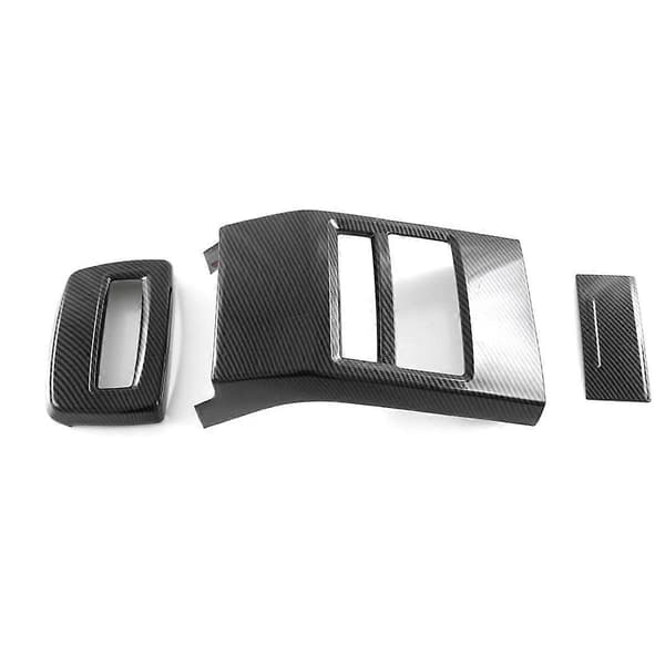 Bil Bakre Luftuttak Ventil Panel Deksel Trim Dekor Beskyttende Karbonfiber Look for TANG