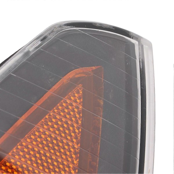 2 stk. Blinklysdeksel foran 4806218AD Side Marker Lampe Deksel Erstatning for Dodge Charger LX SRT8 2006?2010 Gul