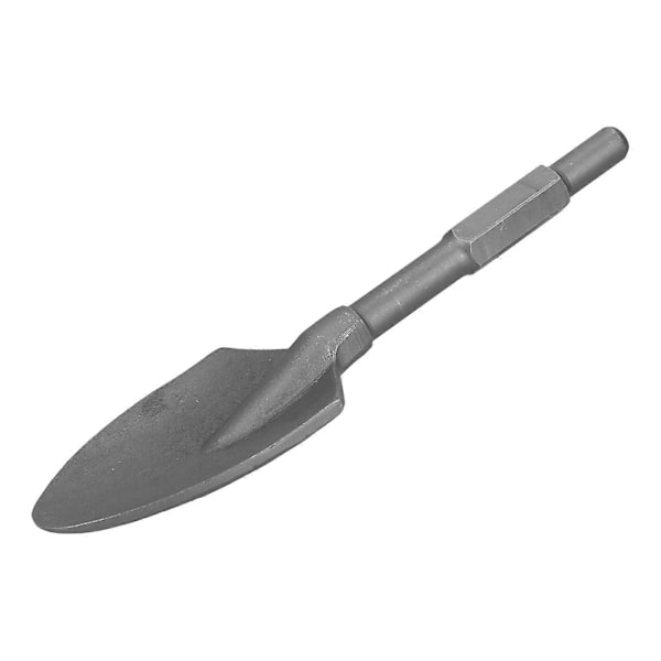 Lerspade 45CR Stål Skopa Skyffel Bit med 1?1/8in Skaft Rivningshammare Grävverktyg