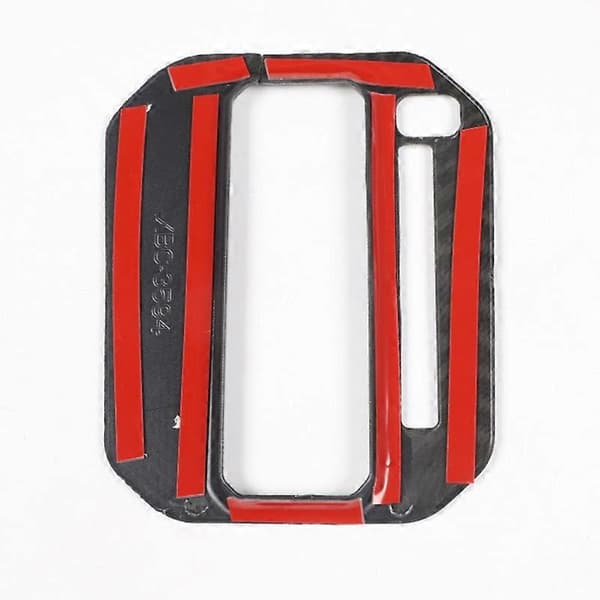 Gear Shift Panel Cover Trim Sticker til 2019-2020 JB74 JB64 LHD Biltilbehør, Kulfiber