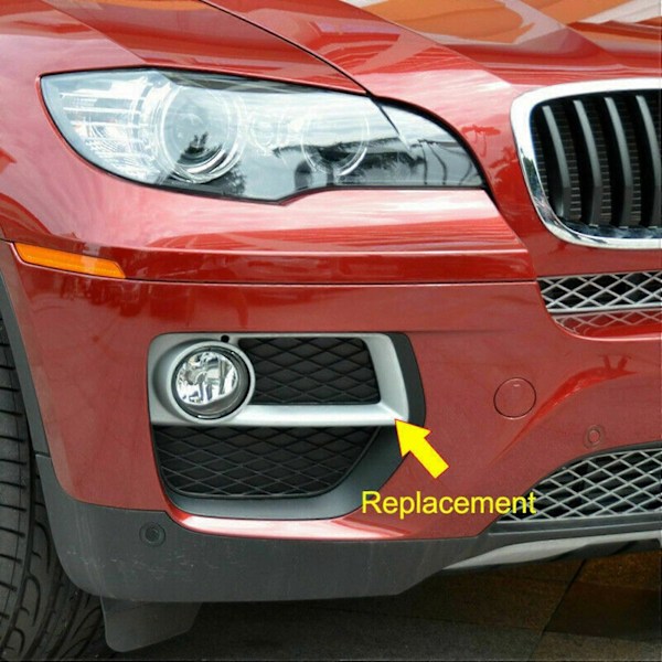 51117312595 51117312596 Støtfanger Tåkelys Grill Deksel Trim for - E71 X6 2012 2013 2014
