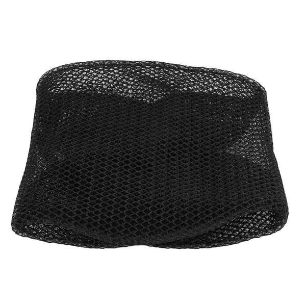 Motorcykelsædebetræk 3-dimensionelt åndbart design Mesh Sort erstatning for VESPA Gts300