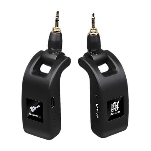 Trådløst gitarsystem Audio Digital Gitar Sender Mottaker Innebygd Oppladbart Batteri for Elektrisk Gitar Bass