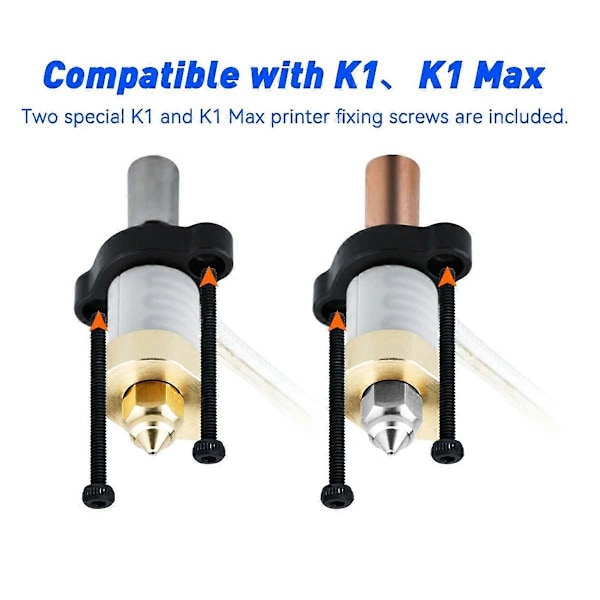 Keramisk Värmeblock 320C Hög Temp Högt Flöde 600mm/S Höghastighetsutskrift 60W Uppvärmning för K1/K1 MAX 3D-skrivare, B
