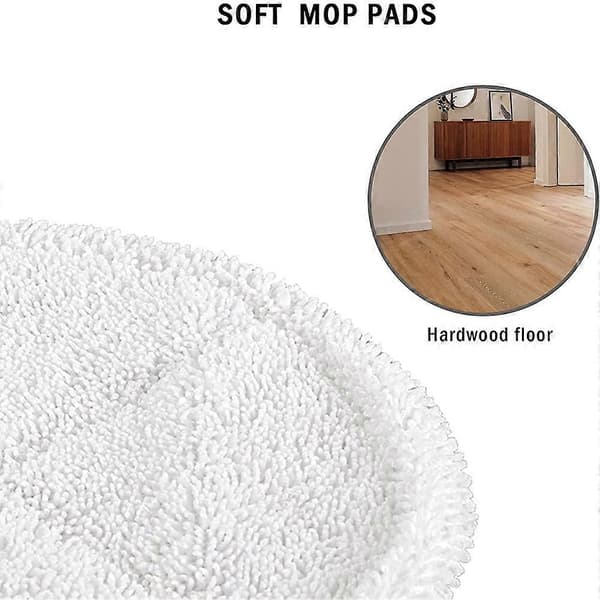 Ersättningsduk för ångmopp, moppduksöverdrag, ersättningsmoppdynor för 2124, 2039A, 2037 6-pack B