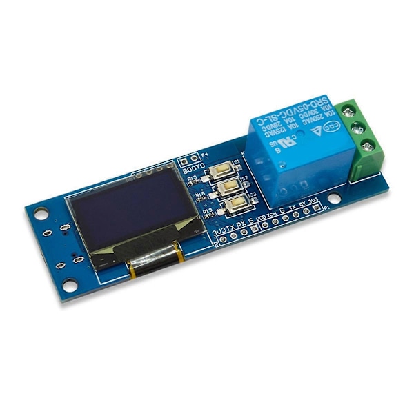ZW101 Fingeravtryck Enkanaligt Relämodul Kapacitiv Halvledare OLED-Display STM32 Stöd för Sekundär Utveckling