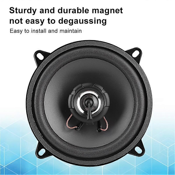 12V 5in 400W Koaksial Høyttaler Stereo Musikk Høy Sensitivitet Hifi Høyttaler for Bil Lydsystem