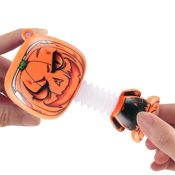 Halloween-tecken Infällbart rör Ljus Leksaker Ornament Sensoriska dekompressionsleksaker som presenter till barn Bandage