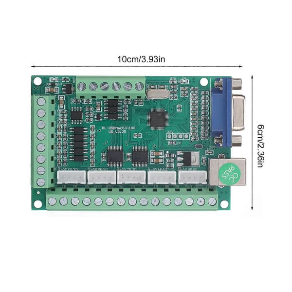 V3.25 5 Akse Kontrolkort Sæt USB Motion Control Controller Board Z Probe til CNC Udskæring Gravering Fræsemaskine 12V til 24V
