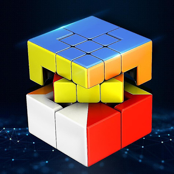 2x2 3x3 Bandage Rubiks Kub Kombination Pedagogiska Leksaker Puppet Two