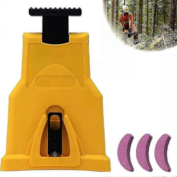 Yleiskäyttöinen moottorisahan teroitin, 14/16/18/20 tuuman Sherem-moottorisahan teroitin Yellow chain grinder