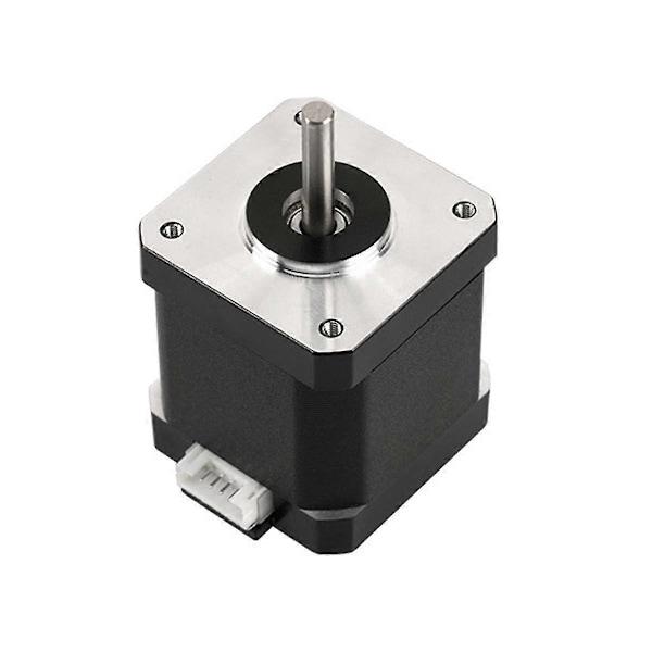 42 Stepper Motor Højde 48mm Motor Med 1000xh2.54 Kabler Til 3D Printer Ekstruder - Sølv