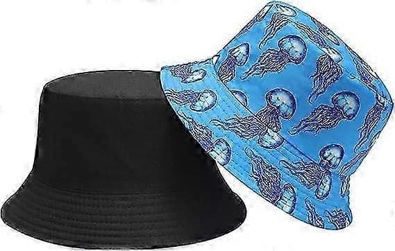 Dam Tribal Geometriskt Graffiti Tryck Canvas Bucket Hatt Fiskarhatt