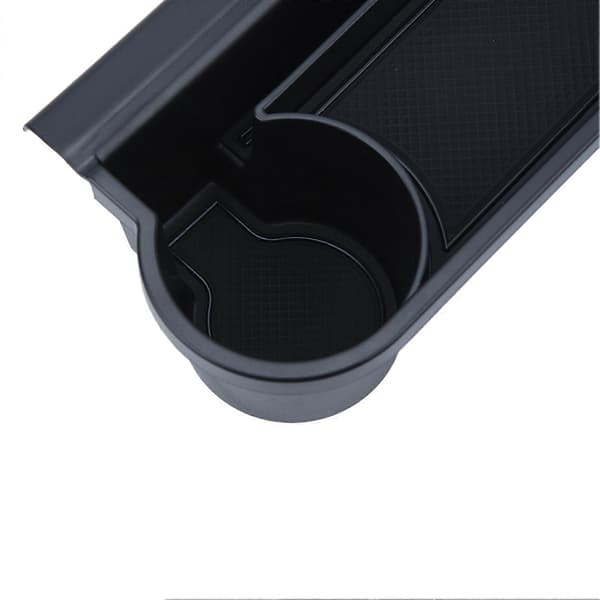 Bil Innvendig Koppholder med Sklisikker Pad Justerbar Utskifting for Tesla Model 3 Y