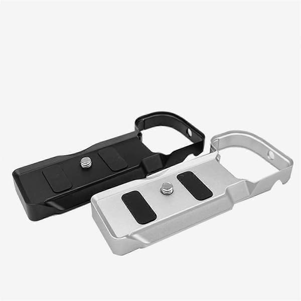 Kamera Quick Release Plade Holder Håndgreb Adapter til ZVE10 Kamera Beslag Multifunktionel Base Bundplade Sølv