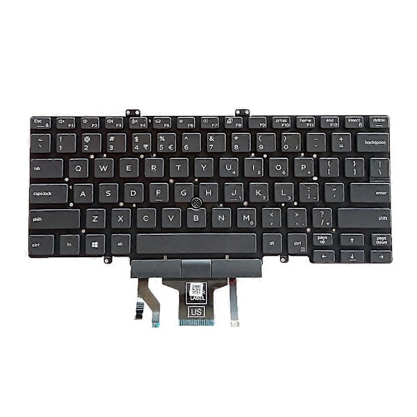 US Layout med Pointer US Tastatur til E7240 E7440 E7420 Serien
