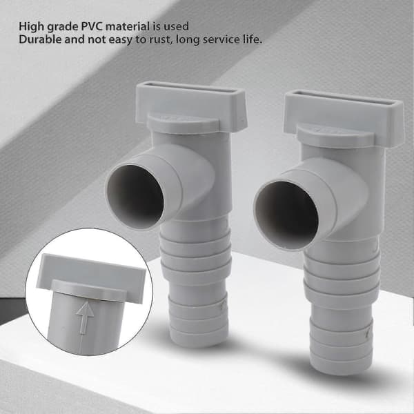 Intex Bestway Poolsun Vedligeholdelses-/stopventil til pools med 32 mm slangeforbindelser