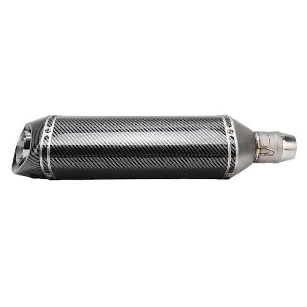 470 mm Motorcykel Udstødningshalerør Rustfrit Stål Rustsikker Termisk Isolering Passer til GSF600 CB1000R Z900 Kulfiberstil