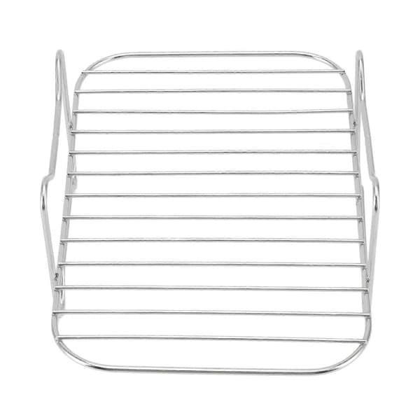 Friturestativ i rustfrit stål, frituretilbehør, multifunktionel grillholder, udendørs grillværktøj