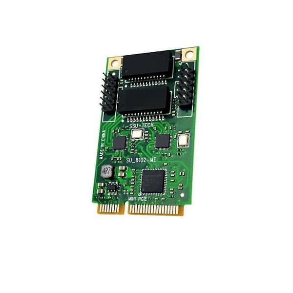 Mini PCI-E til 2-ports Netværkskort 1000Mbps Gigabit Ethernet 10/100/1000M RJ45 LAN Netværksadapter til Computer PC