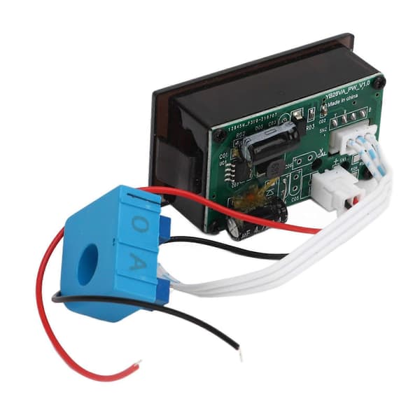 Hall DC Digitalt Display Amperemeter Arbeidsspenning 4?30V Dobbel LED Display Strøm Voltmeter Panel