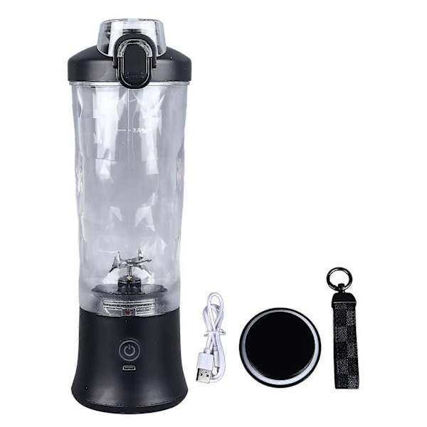 Bærbar Blender 600ml Stor Kapacitet Alsidig Genopladelig Shakes og Smoothie Blender Juicer Kop Maskine til Hjemmet Udendørs