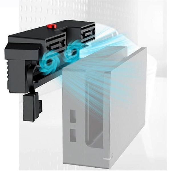 Switch 5000 RPM Køleventilator Dobbelte Ventilatorer Ekstern USB Strøm Turbo Temperatur Køler Ventilator til Switch NS Konsol
