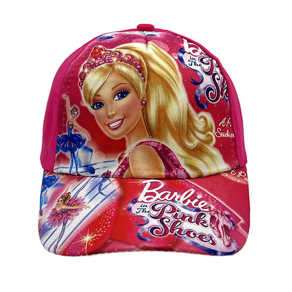 Barbie Dockor Tecknad Baseball Keps Barn Flickor Barbie Prinsessa Tryckt Sommar Justerbar Solhatt Truckerkeps style 2
