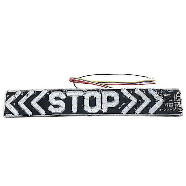 LED Motorcykellampa Blink STOP Moto Indikatorlampa Broms Blinkers Körljus Bakljus 12V Universal Varningsljus Dagsljus