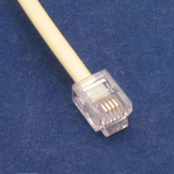 5-vägs 4C RJ11 Telefonjack Modulär Jack Linjesplitter Adapterkontakt