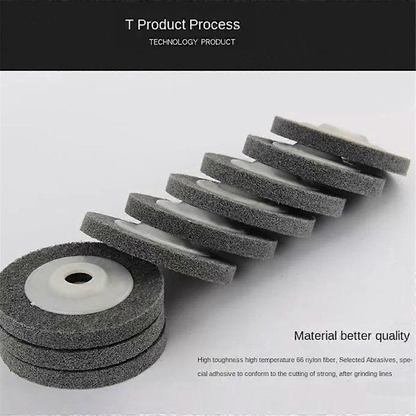 Fiberhjul Vinkel Nylonhjul Non-Woven Hjul Nylon Fiberhjul Anyans Fiberhjul Polering
