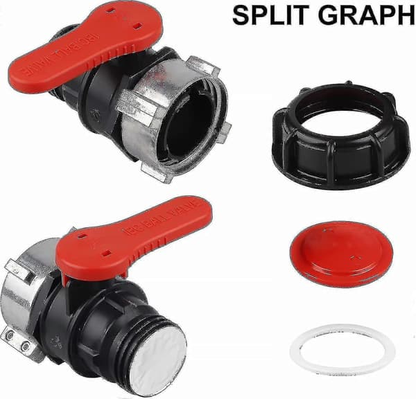 IBC Tank Adapter, Tankventil til IBC Tank, IBC Adapter til Tank, IBC Tankhane DN50 (75 mm)