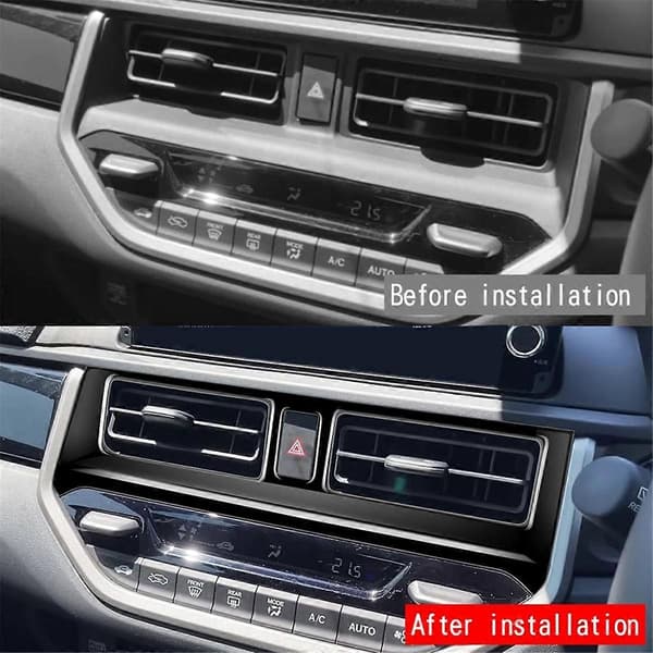 Bil Konsol Luftkonditionering Utloppsram Skydd Trim för WRV DG5 Serien 2024 Japansk Version RHD,B