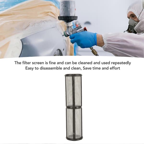 4 STK. Farvesprøjtefilter Universal Effektiv Pumpe Manifold Si til de fleste Farvesprøjteværktøjer 390PC 11,5x3cm