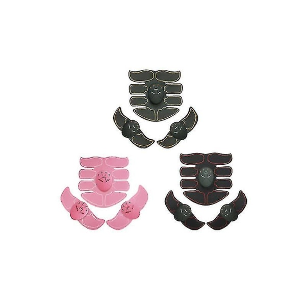 Tflycq Stimulator Magträning Muskelträning Bälte Ems Tränare Fitnessband Pink