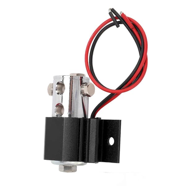 Universal Frambromslås Kit Elektrisk Rullkontroll Magnetventil Backhållare Set 12–24V DC Svart