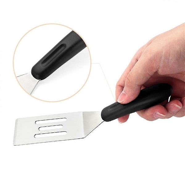 Liten Spatel 2 ST, Mini Serveringsspatel för Köksbruk, Metallspatel för Servering och Vändning, Perfekt för Pannkakor