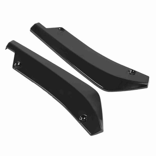 1 Par Universal Bil Modifisert Bakre Støtfanger Canard Diffuser Spoiler Leppe Finner Karbonfiber