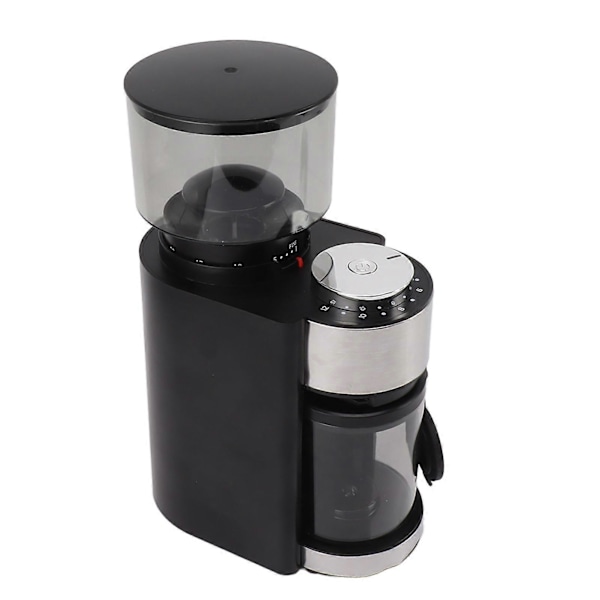 Elektrisk Kaffebønnekvern 250g Stor Kapasitet Rustfritt Stål Kvernekjerne Justerbar Burr Kaffekvern EU Plugg 220V